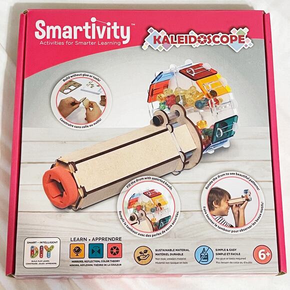 NEW Smartivity Kaleidoscope Toy Kit DIY Fun Educational Learning STEM Science 6+ - Picture 11 of 12